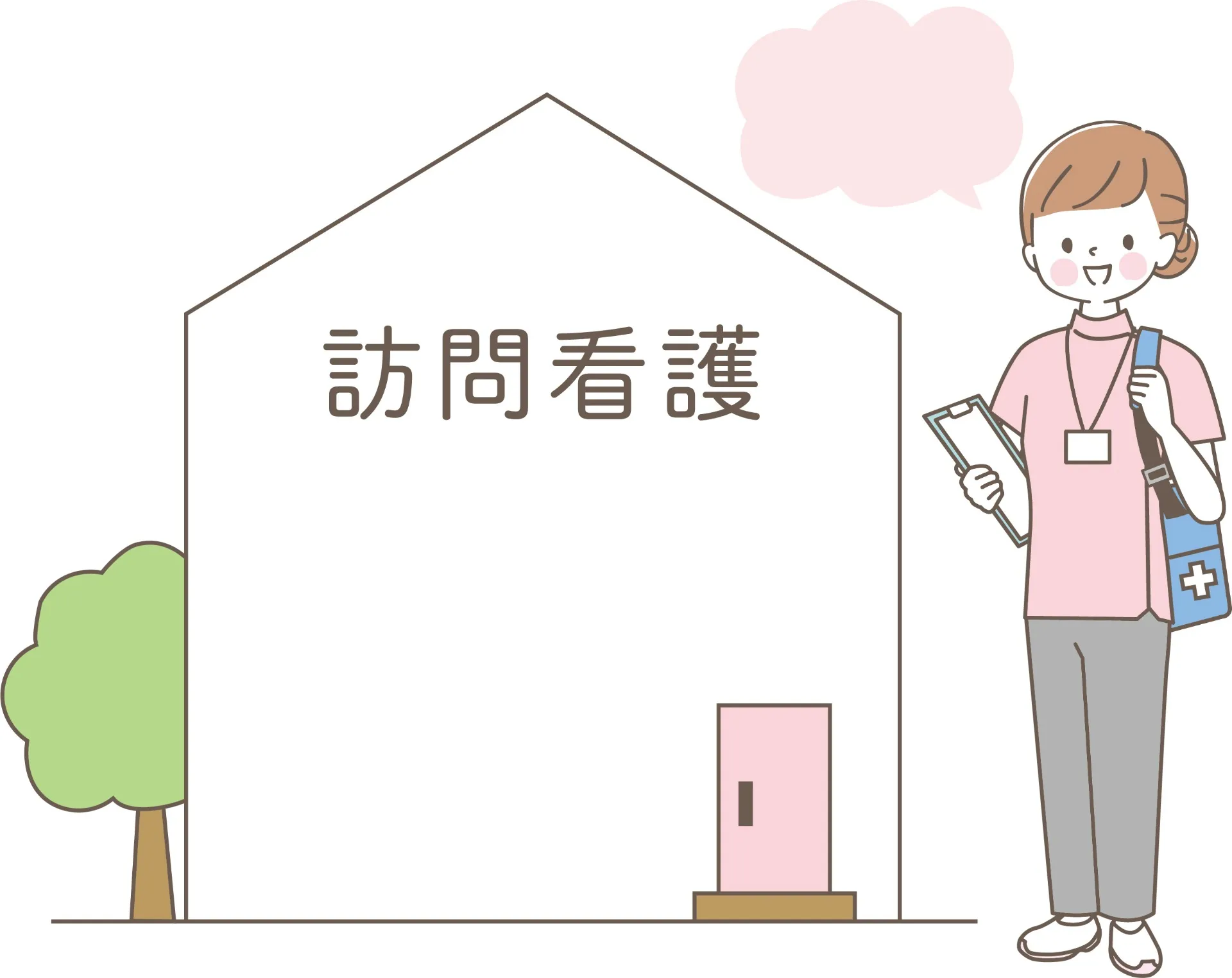自宅療養のサポートは訪問看護ステーション　ベルにお任せください。　春日井市に開設の訪問看護